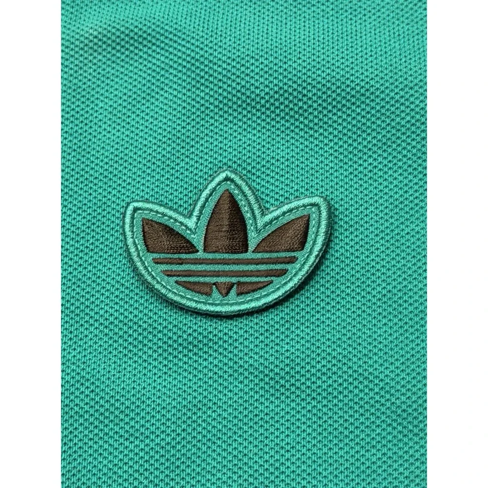 Adidas Liverpool FC Icon Polo Shirt Sea Green JW5471 Mens Medium NWT
